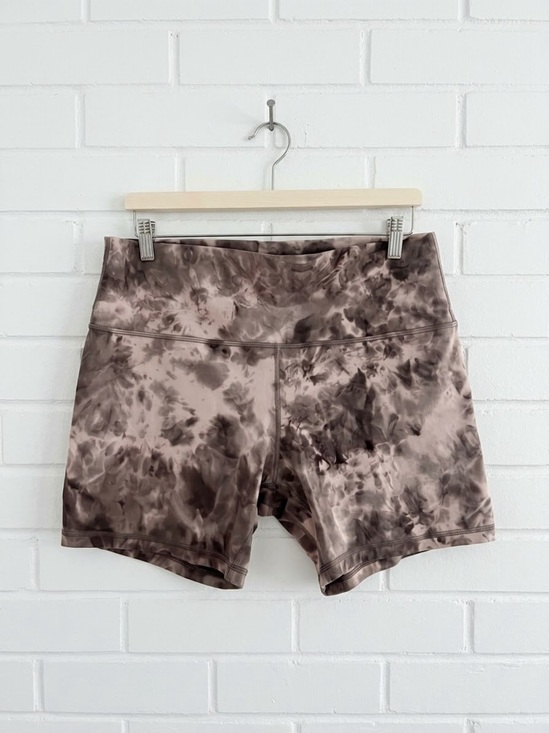 lululemon athletica Pants - Lululemon Align High-Rise Short 6" Diamond Dye Pitch Grey Size 16